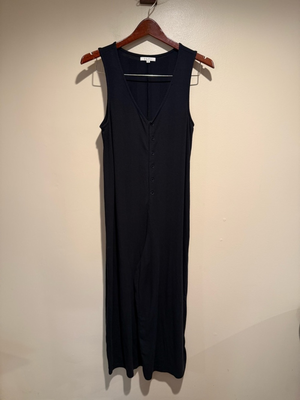 Z supply Solace Jumpsuit ribbed in black size medium - Picture 8 of 11